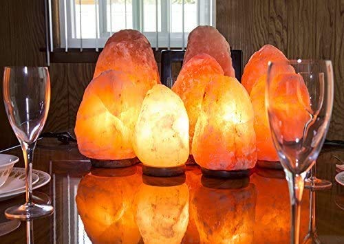 Lámpara de Sal del Himalaya Natural 4-6 Kg + 1 Bombilla de Led de Repuesto Enchufe Europeo Lámpara de Sal del Himalaya Natural 4-6 Kg + 1 Bombilla de Led de Repuesto Enchufe Europeo