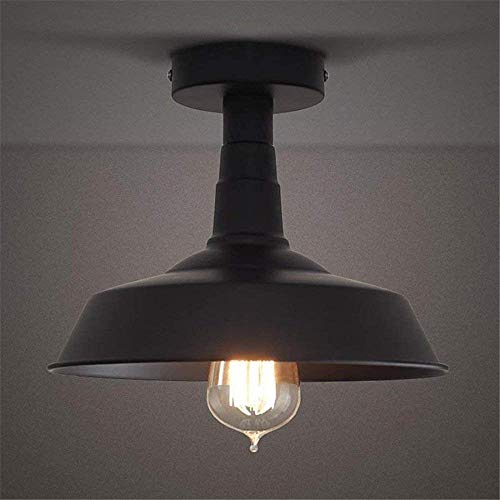 Lámpara de techo de jaula de metal industrial Montaje semi empotrado Mini iluminación colgante Lámpara de bronce frotado con aceite para el porche de la casa de campo Cocina Baño Lámpara de techo de jaula de metal industrial Montaje semi empotrado Mini iluminación colgante Lámpara de bronce frotado con aceite para el porche de la casa de campo Cocina Baño