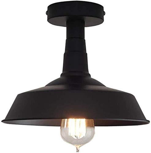 Lámpara de techo de jaula de metal industrial Montaje semi empotrado Mini iluminación colgante Lámpara de bronce frotado con aceite para el porche de la casa de campo Cocina Baño Lámpara de techo de jaula de metal industrial Montaje semi empotrado Mini iluminación colgante Lámpara de bronce frotado con aceite para el porche de la casa de campo Cocina Baño