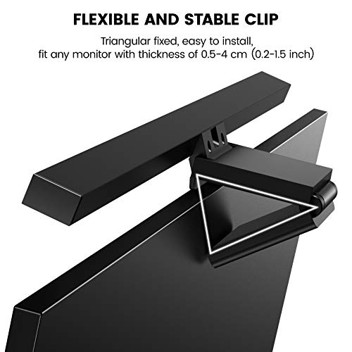 Lámpara Lectura LED Electrónica,45CM USB Lámpara de Monitor para Ordenador Portátil E-reading Lamp Computer Monitor Lámpara con 3 Modos Niveles de Brillo Ajustable Ahorra Espacio Cuidado de los Ojos Lámpara Lectura LED Electrónica,45CM USB Lámpara de Monitor para Ordenador Portátil E-reading Lamp Computer Monitor Lámpara con 3 Modos Niveles de Brillo Ajustable Ahorra Espacio Cuidado de los Ojos