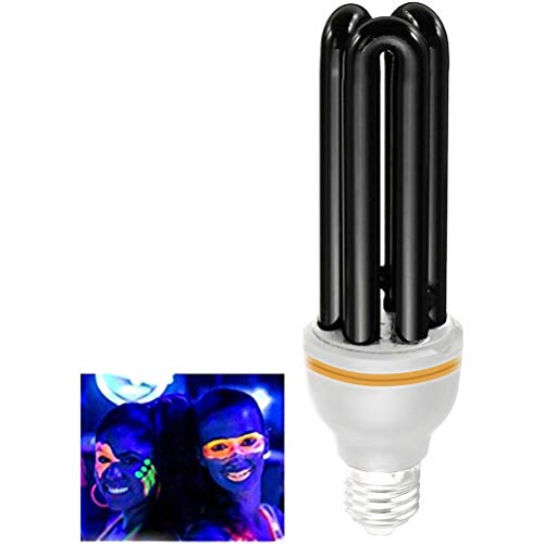 Lámpara UV E27, luz negra fluorescente ultravioleta bombilla CFL barra de discoteca lámpara germicida Pest Killing Light