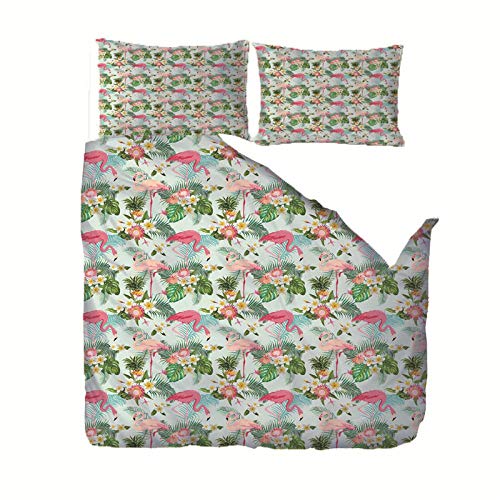 LAMPWF 3D Ropa de Cama 3 Piezas Juego de Ropa de Cama con 220x260cm Funda de Edredón de Microfibra de 2 x 50x90cm Funda de Almohada Polyester Diseño de Impresión - Grulla de Corona roja LAMPWF 3D Ropa de Cama 3 Piezas Juego de Ropa de Cama con 220x260cm Funda de Edredón de Microfibra de 2 x 50x90cm Funda de Almohada Polyester Diseño de Impresión - Grulla de Corona roja
