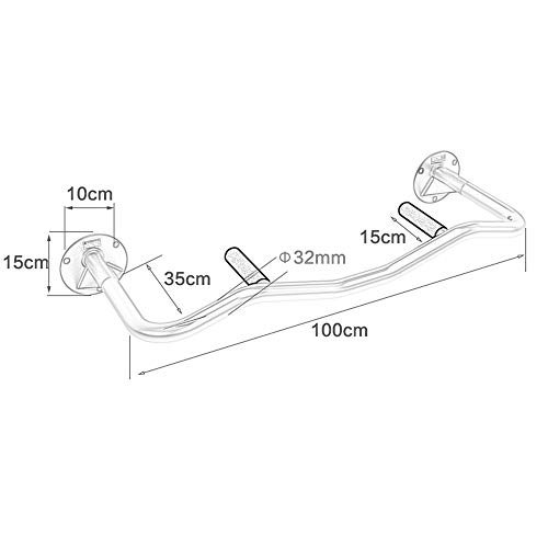 LANFENG La Palanca Superior Y La Palanca Son Muy Adecuados para Las Barras Paralelas Casero De La Aptitud De Interior, Fácil De Instalar,D