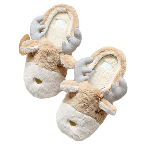 LANFIRE Zapatillas de Animales Zapatillas Elk de Navidad, Zapatillas de Invierno Cálido Zapatillas de Mujer Zapatillas de Pareja Zapatillas de Felpa caseras (38-39 EU, Slippers) LANFIRE Zapatillas de Animales Zapatillas Elk de Navidad, Zapatillas de Invierno Cálido Zapatillas de Mujer Zapatillas de Pareja Zapatillas de Felpa caseras (38-39 EU, Slippers)