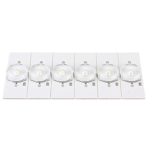 LanGuShi Útil Cuentas de lámpara SMD de 20pcs 3V con Lens de Lentes ópticas para una reparación de TV LED de 32-65 Pulgadas Durable LanGuShi Útil Cuentas de lámpara SMD de 20pcs 3V con Lens de Lentes ópticas para una reparación de TV LED de 32-65 Pulgadas Durable
