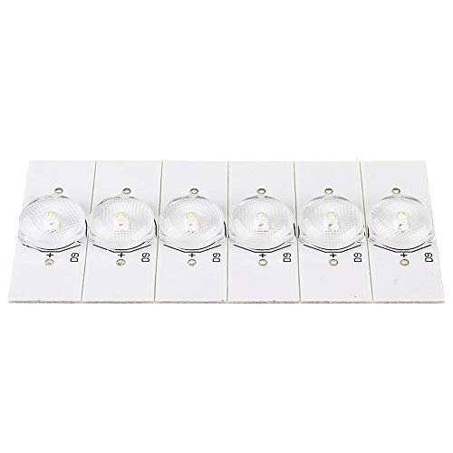 LanGuShi Útil Cuentas de lámpara SMD de 20pcs 3V con Lens de Lentes ópticas para una reparación de TV LED de 32-65 Pulgadas Durable