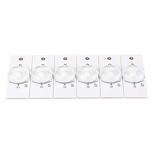 LanGuShi Útil Cuentas de lámpara SMD de 20pcs 3V con Lens de Lentes ópticas para una reparación de TV LED de 32-65 Pulgadas Durable LanGuShi Útil Cuentas de lámpara SMD de 20pcs 3V con Lens de Lentes ópticas para una reparación de TV LED de 32-65 Pulgadas Durable