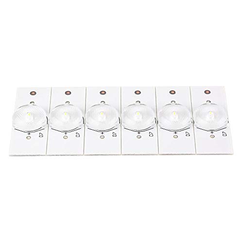 LanGuShi Útil Cuentas de lámpara SMD de 20pcs 3V con Lens de Lentes ópticas para una reparación de TV LED de 32-65 Pulgadas Durable