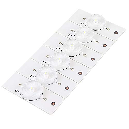 LanGuShi Útil Cuentas de lámpara SMD de 20pcs 3V con Lens de Lentes ópticas para una reparación de TV LED de 32-65 Pulgadas Durable