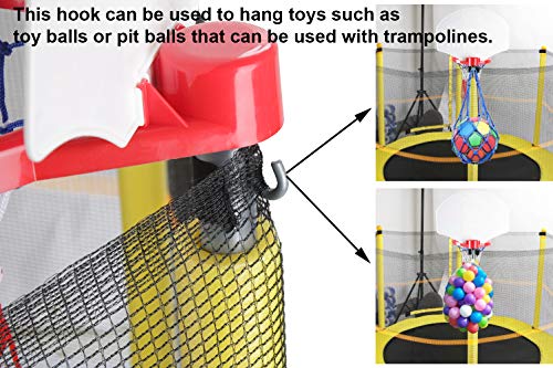 LANGXUN 5FT (150cm) Trampolín Interior / Exterior | para niños Niños Los Mejores Regalos de cumpleaños Buenas Herramientas de Ejercicio (φ150*120)