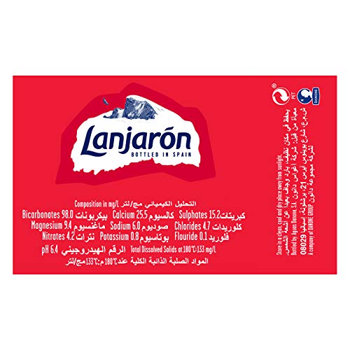 Lanjarón, Agua Mineral Natural - Pack de 6 x 1,5L