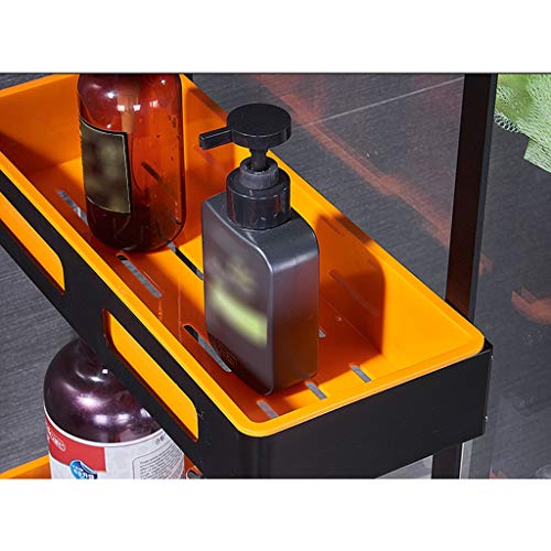 LANN 2-Tier Largo de los estantes de la Puerta con Ganchos/Drenaje Diseño de Aluminio del Espacio Almacenamiento Baño Ducha Caddies Rakcs de champú, acondicionador y cosmética, Ventosa, 35x14x70cm LANN 2-Tier Largo de los estantes de la Puerta con Ganchos/Drenaje Diseño de Aluminio del Espacio Almacenamiento Baño Ducha Caddies Rakcs de champú, acondicionador y cosmética, Ventosa, 35x14x70cm
