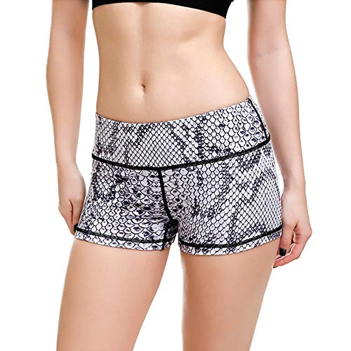 Lannister Gran Tamaño Outfit Yoga Mujeres S A Gris Shorts Serpentina Ropa Festiva 3D Print Hombres Chica Gym Dance Sport Shorts (Color : Gris, Size : M)