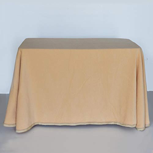 Lanovenanube - Falda Mesa Camilla Invierno Rectangular 90x140 - beig