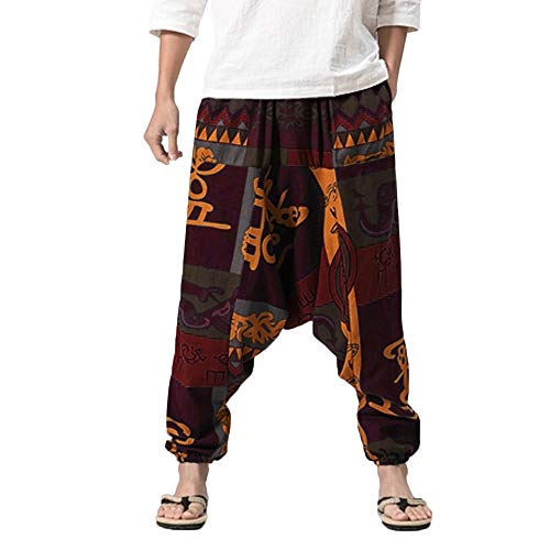 LANSKIRT Ropa de Pareja Unisex Pantalones Anchos Mujer y Hombre Chandal Pantalón de Yoga Estampado Pareja Pantalones Hombre Sueltos para Deporte(Una, 3XL) LANSKIRT Ropa de Pareja Unisex Pantalones Anchos Mujer y Hombre Chandal Pantalón de Yoga Estampado Pareja Pantalones Hombre Sueltos para Deporte(Una, 3XL)