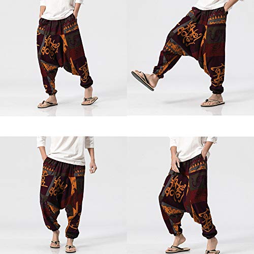 LANSKIRT Ropa de Pareja Unisex Pantalones Anchos Mujer y Hombre Chandal Pantalón de Yoga Estampado Pareja Pantalones Hombre Sueltos para Deporte(Una, 3XL) LANSKIRT Ropa de Pareja Unisex Pantalones Anchos Mujer y Hombre Chandal Pantalón de Yoga Estampado Pareja Pantalones Hombre Sueltos para Deporte(Una, 3XL)