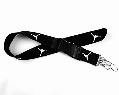 Lanyard estilo NBA Correa para el cuello, Cinta cuello tarjeta identificativa, para llaves, para móvil, para mascarilla, para teléfono.…