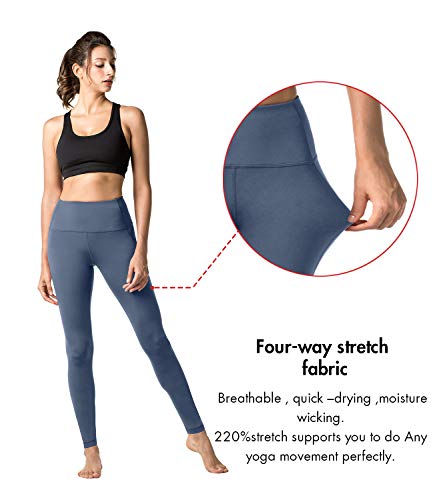 LAPASA Pantalón Deportivo de Mujer Cintura Alta Malla para Running Yoga y Ejercicio. L01 LAPASA Pantalón Deportivo de Mujer Cintura Alta Malla para Running Yoga y Ejercicio. L01