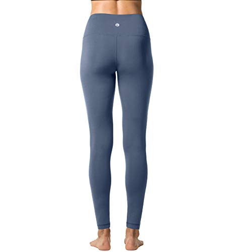 LAPASA Pantalón Deportivo de Mujer Cintura Alta Malla para Running Yoga y Ejercicio. L01