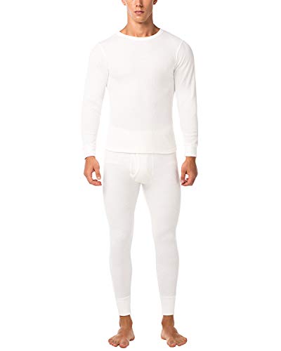 LAPASA Set de Ropa Térmica Waffle Knit Estilo GOFRES para Hombre M60