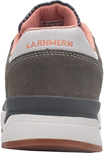 LARNMERN Zapatillas de Seguridad Mujer L9123 SB SRC con Punta de Acero Suave y cómodo Antideslizante 38.5,Gris LARNMERN Zapatillas de Seguridad Mujer L9123 SB SRC con Punta de Acero Suave y cómodo Antideslizante 38.5,Gris