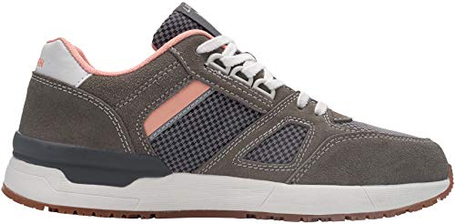 LARNMERN Zapatillas de Seguridad Mujer L9123 SB SRC con Punta de Acero Suave y cómodo Antideslizante 38.5,Gris