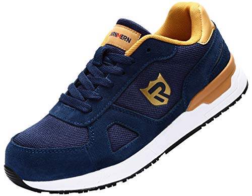 LARNMERN Zapatos de Seguridad Hombre Mujer con Puntera de Acero Zapatilla, Antideslizante ESD Comodos Calzado de Trabajo Industrial (Azul 39 EU) LARNMERN Zapatos de Seguridad Hombre Mujer con Puntera de Acero Zapatilla, Antideslizante ESD Comodos Calzado de Trabajo Industrial (Azul 39 EU)