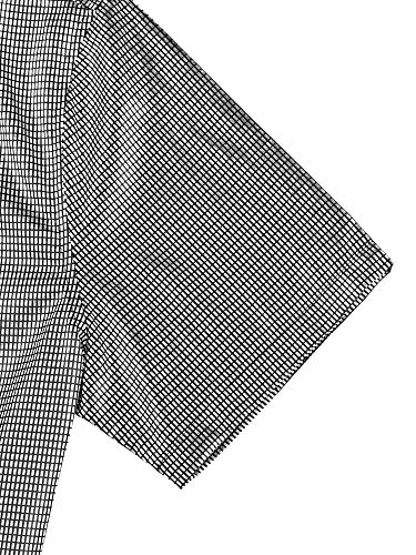 Lars Amadeus Camisa De Vestir Lentejuelas Botones Abajo Manga Corta Disfraz De Fiesta Disco para Hombre Plata L Lars Amadeus Camisa De Vestir Lentejuelas Botones Abajo Manga Corta Disfraz De Fiesta Disco para Hombre Plata L