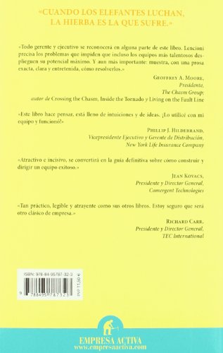 Las cinco disfunciones de un equipo (Narrativa empresarial)