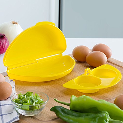 LAS COSAS QUE IMPORTAN Cocinar Huevos Microondas Poche Tortilla Francesa Sana Rápida Rica Fácil Recipiente Libre BPA Incluye Recetas Pochados