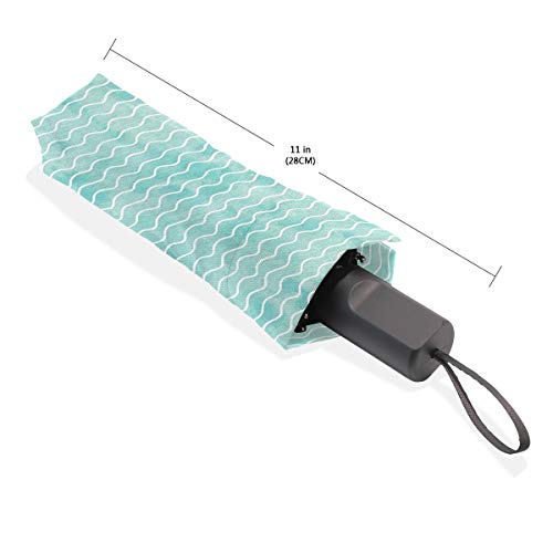 LASINSU Paraguas Resistente a la Intemperie,Suave Color Pastel Olas Mar Océano Patrón Vibras Verano Inspirado Gráfico,Fitness Entrenamiento Fuerte Grunge Print LASINSU Paraguas Resistente a la Intemperie,Suave Color Pastel Olas Mar Océano Patrón Vibras Verano Inspirado Gráfico,Fitness Entrenamiento Fuerte Grunge Print