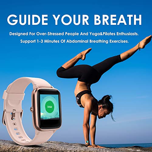 LATEC Pulsera Actividad Reloj Inteligente Impermeable IP68 Smartwatch Pantalla Táctil Completa con Pulsómetro Cronómetro Pulsera Deporte para Hombres Mujeres Niños con iOS y Android (Rosa) LATEC Pulsera Actividad Reloj Inteligente Impermeable IP68 Smartwatch Pantalla Táctil Completa con Pulsómetro Cronómetro Pulsera Deporte para Hombres Mujeres Niños con iOS y Android (Rosa)
