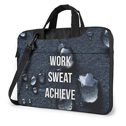 Lawenp Estuche para computadora portátil Bolsa para computadora Funda para manga Fitness Maletín impermeable para hombro 13 14 15.6 pulgadas