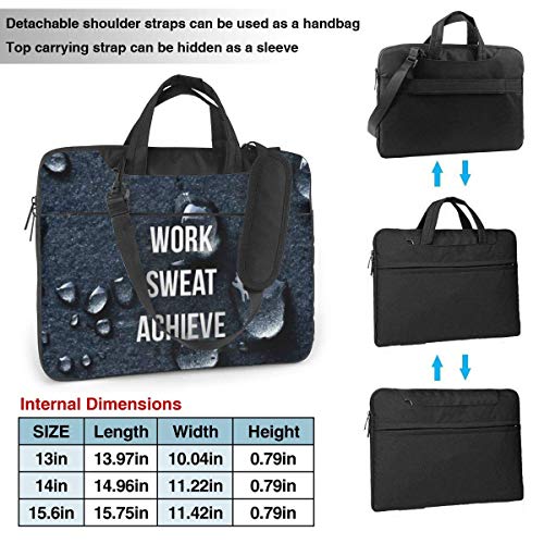 Lawenp Estuche para computadora portátil Bolsa para computadora Funda para manga Fitness Maletín impermeable para hombro 13 14 15.6 pulgadas Lawenp Estuche para computadora portátil Bolsa para computadora Funda para manga Fitness Maletín impermeable para hombro 13 14 15.6 pulgadas