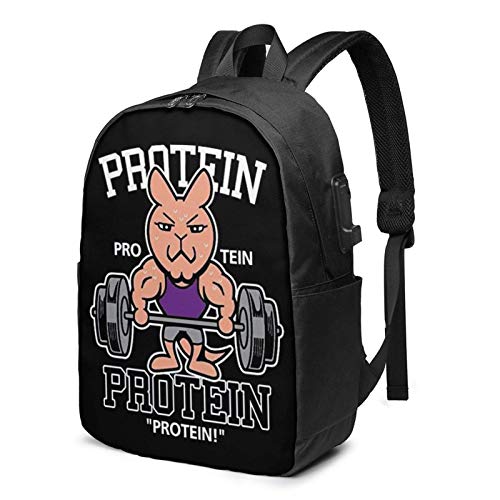 Lawenp Mochila USB Protein Gym Mochila para portátil de 17 Pulgadas Mochila Escolar para Viajes de Negocios Lawenp Mochila USB Protein Gym Mochila para portátil de 17 Pulgadas Mochila Escolar para Viajes de Negocios