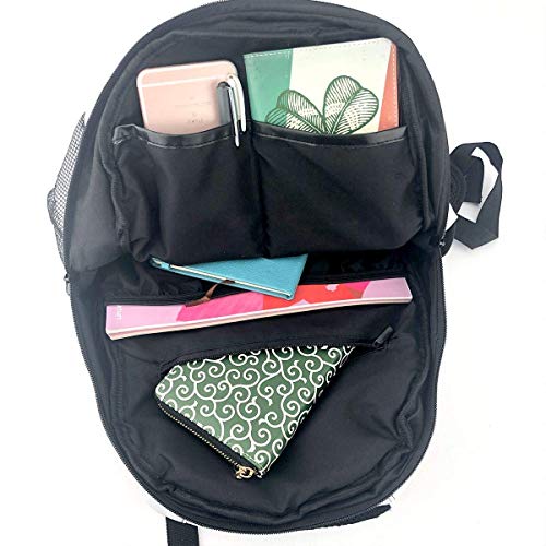 Lawenp Mochilas Escolares Fondo de Pared de ladrillo con Salpicaduras de Color Grunge Diseño de micrófonos de Guitarra electrónicos para niñas y niños Adolescentes Mochilas para Estudiantes de 16 PU Lawenp Mochilas Escolares Fondo de Pared de ladrillo con Salpicaduras de Color Grunge Diseño de micrófonos de Guitarra electrónicos para niñas y niños Adolescentes Mochilas para Estudiantes de 16 PU