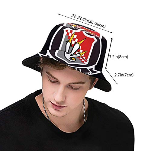 Lawenp Vf-211 'Fighting Checkmates' Parche Bucket Hat Unisex Plegable Summer Travel Bucket Boonie Sun Hat Gorra de Pescador al Aire Libre