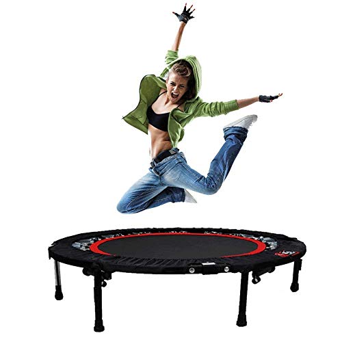 LAZ Mini trampolín de Fitness for Adultos y niños, trampolín reboteador for Entrenamiento en Jardines de Interior Cardio Training Adelgazamiento Plegable trampolín de Primavera