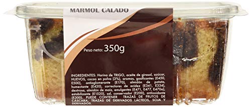 Lázaro Bizcocho Marmol Calado 350 g (Bizcocho Artesanal Marmolado Borracho con Almibar) Lázaro Bizcocho Marmol Calado 350 g (Bizcocho Artesanal Marmolado Borracho con Almibar)