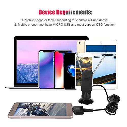 Lazmin Receptor de TV Digital DVB-T2, Stick de TV HD inalámbrico Micro USB para teléfono/Tableta PC/portátil con Android Mira hasta 30 programas de TV Lazmin Receptor de TV Digital DVB-T2, Stick de TV HD inalámbrico Micro USB para teléfono/Tableta PC/portátil con Android Mira hasta 30 programas de TV