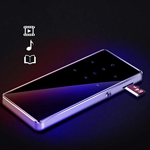 Lazmin Reproductor de MP3 Bluetooth con Control táctil de 2.4 Pulgadas, MP3 MP4 HiFi Reproductor de Video Musical sin pérdida 8G Memoria con función de grabación Lazmin Reproductor de MP3 Bluetooth con Control táctil de 2.4 Pulgadas, MP3 MP4 HiFi Reproductor de Video Musical sin pérdida 8G Memoria con función de grabación