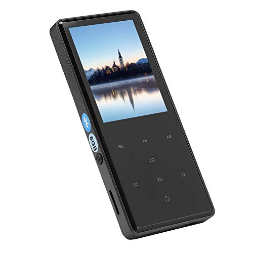 Lazmin Reproductor de MP3 Bluetooth con Control táctil de 2.4 Pulgadas, MP3 MP4 HiFi Reproductor de Video Musical sin pérdida 8G Memoria con función de grabación