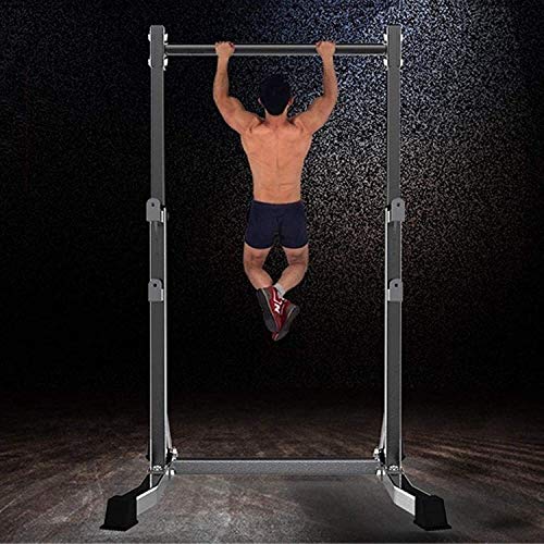 LAZNG Power Tower Inicio Multi-Gimnasio Gratuito Peso Bastidores Dip Soportes Multifuncional Power Tower Cubierta Horizontal Barra de Cremallera Ajustable Ejercicio Fitness Equipment