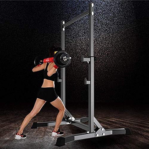 LAZNG Power Tower Inicio Multi-Gimnasio Gratuito Peso Bastidores Dip Soportes Multifuncional Power Tower Cubierta Horizontal Barra de Cremallera Ajustable Ejercicio Fitness Equipment