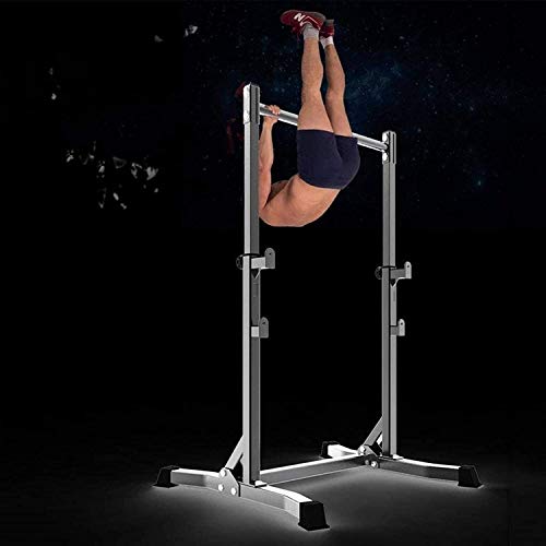 LAZNG Power Tower Inicio Multi-Gimnasio Gratuito Peso Bastidores Dip Soportes Multifuncional Power Tower Cubierta Horizontal Barra de Cremallera Ajustable Ejercicio Fitness Equipment