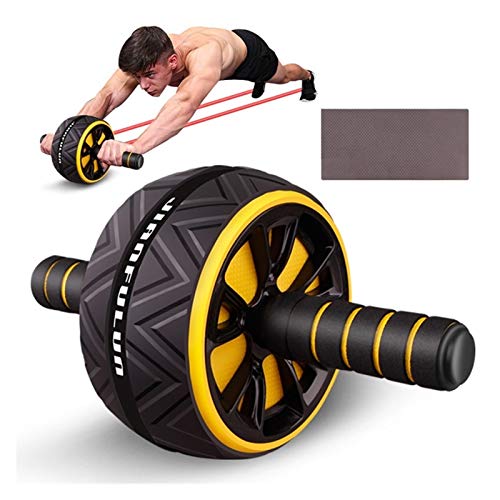 LBWNB AB Roller Big Wheel Trainer De Músculo Abdominal For Fitness ABS Core Trabajo ABDIOS Músculos Abdominales Entrenamiento Inicio Gimnasio Equipo De Fitness Rueda Abdominal (Color : Black)
