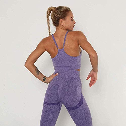 LCMXCJ Pantalones de entrenamiento de yoga, leggings fruncidos con cintura para mujer, anticelulitis.