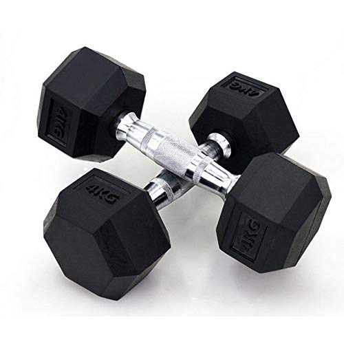 LCNING Mancuerna Set 10 kg Seis Corner Mancuernas fijas Hombres con Cubierta de Goma, Pesas de Gimnasio, Pesas Culturismo LCNING Mancuerna Set 10 kg Seis Corner Mancuernas fijas Hombres con Cubierta de Goma, Pesas de Gimnasio, Pesas Culturismo