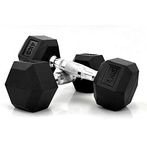 LCNING Mancuerna Set 10 kg Seis Corner Mancuernas fijas Hombres con Cubierta de Goma, Pesas de Gimnasio, Pesas Culturismo LCNING Mancuerna Set 10 kg Seis Corner Mancuernas fijas Hombres con Cubierta de Goma, Pesas de Gimnasio, Pesas Culturismo