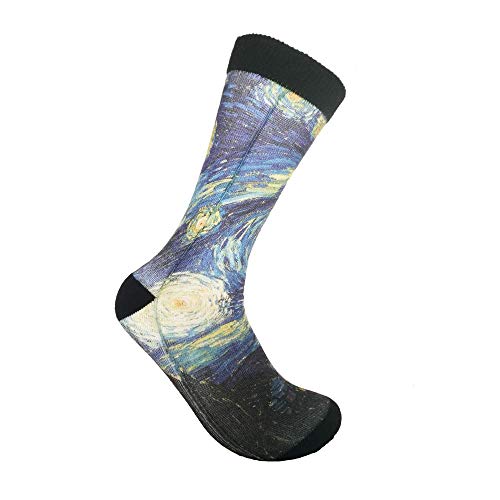 LCYYDECO Art Natural Cave Cool Sagrada Familia Casual Cool 3D Printed Novelty Graphic Crew Tube Socks